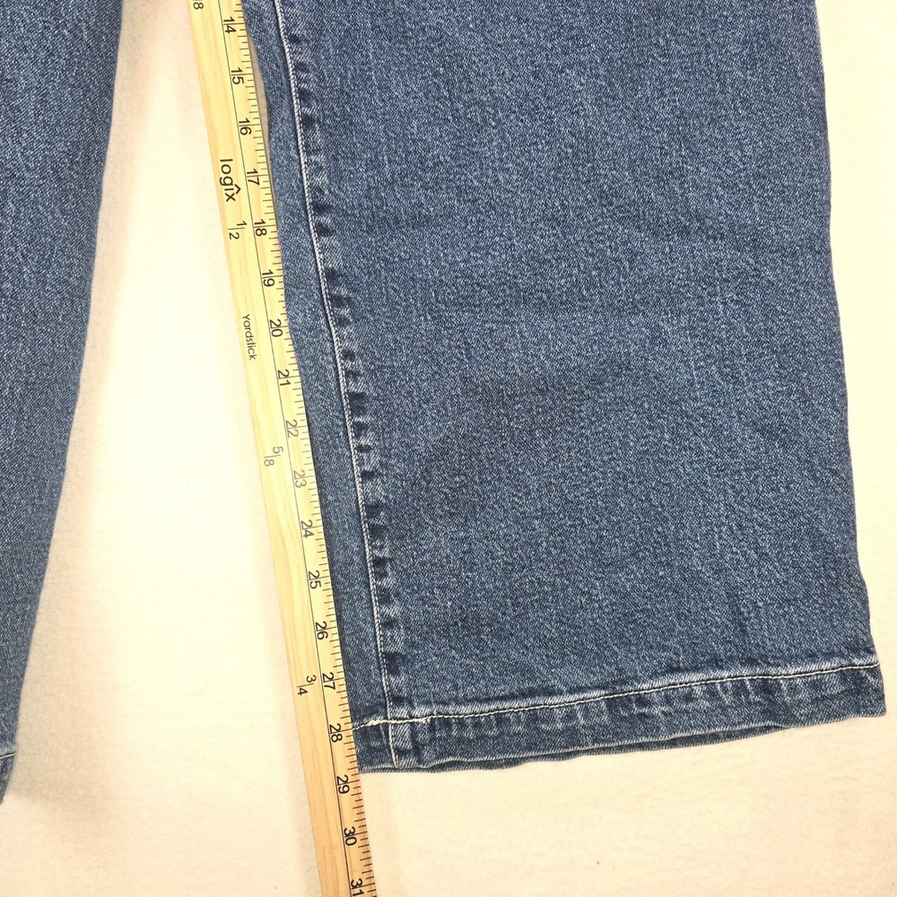 Torrid High Rise Carpenter Wide Leg Jeans Medium Wash Blue Denim Womens 16R - Picture 7 of 12